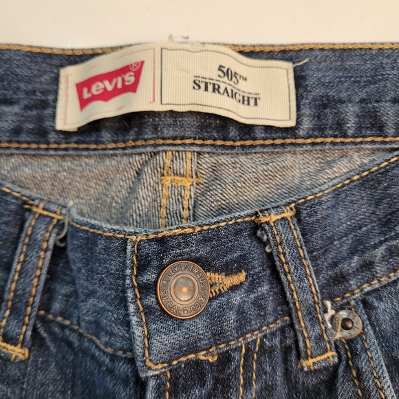 Levis 505 Jeans - Boys size 28 x 28 - 16 Reg - Picture 3 of 14